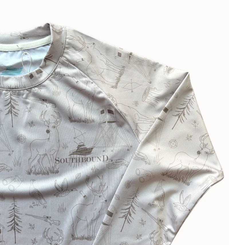 Southbound Hunting Print Performance Tee