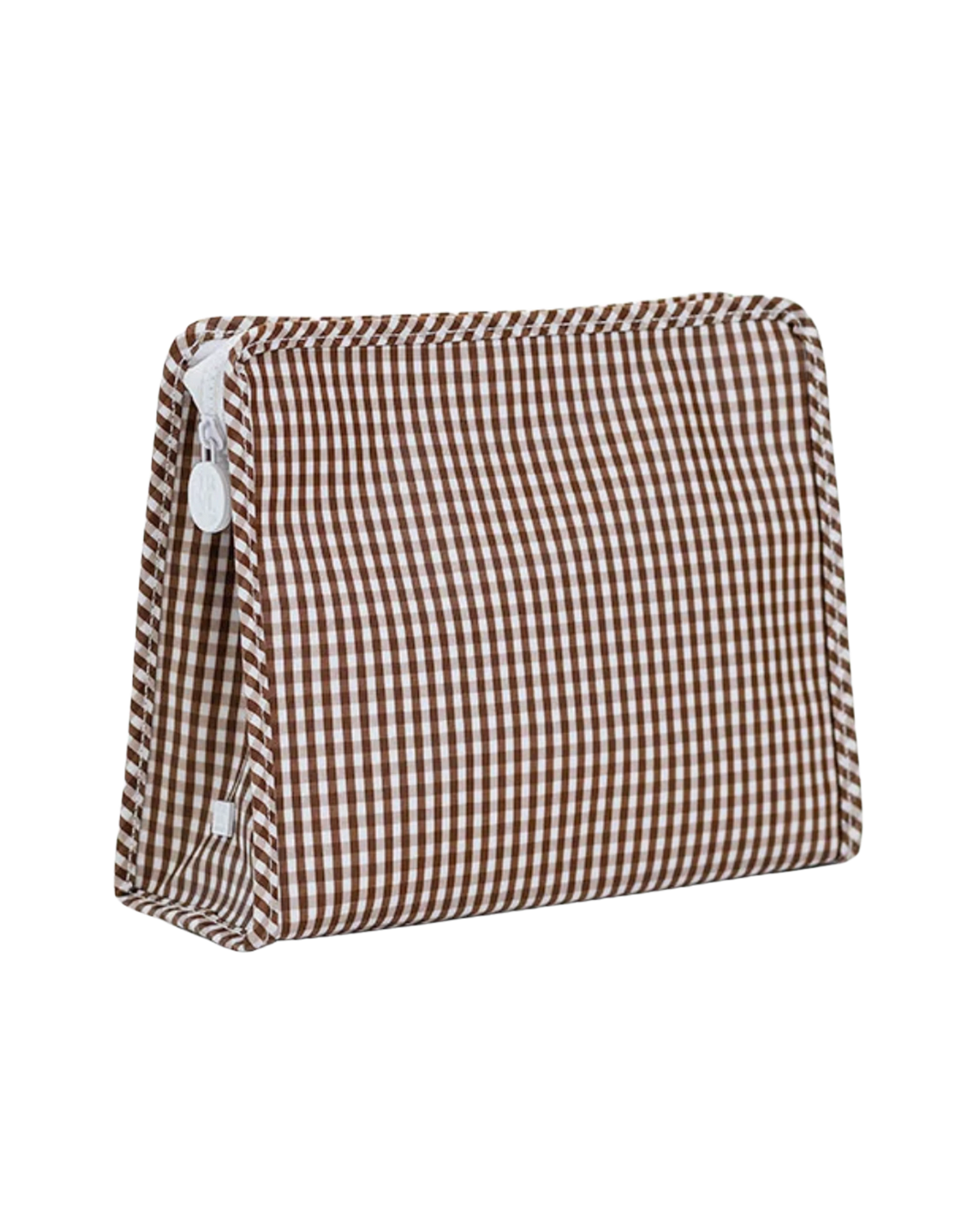 TRVL Coco Gingham Medium Roadie Zip Pouch