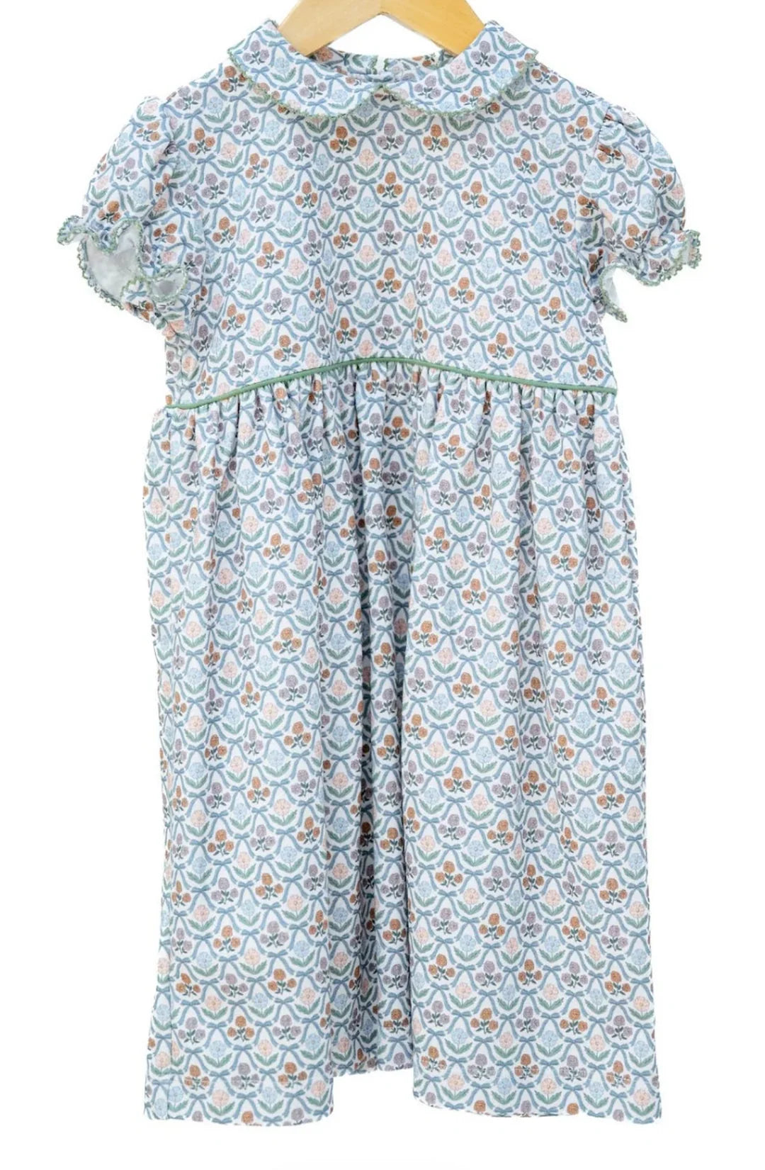 Ruth & Ralph Green Retro Bows Dress