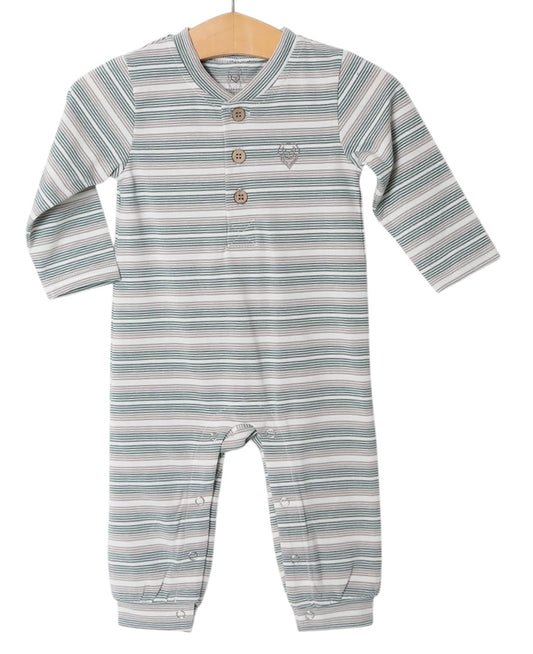 Millie Jay Grey + Green Romper