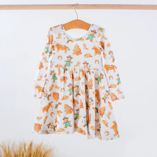 Nola Tawk Cookie Roundup LS Dress