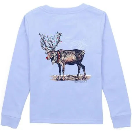 Properly Tied Reindeer LS Tee