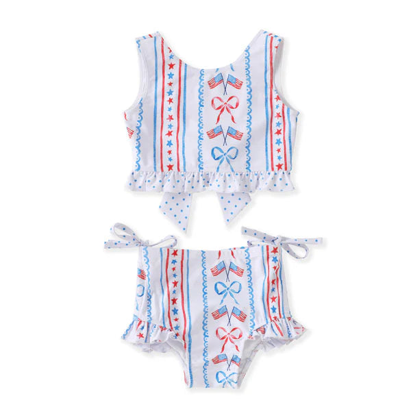 Swoon Baby Patriotic 2pc Swim Suit