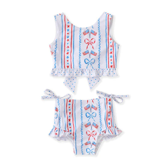 Swoon Baby Patriotic 2pc Swim Suit