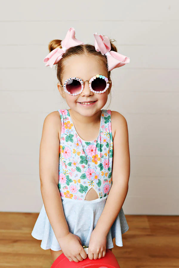 Swoon Baby Strawberry Floral Swim Suit