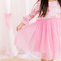 Sweet Wink Coquette Bow LS Tutu Dress