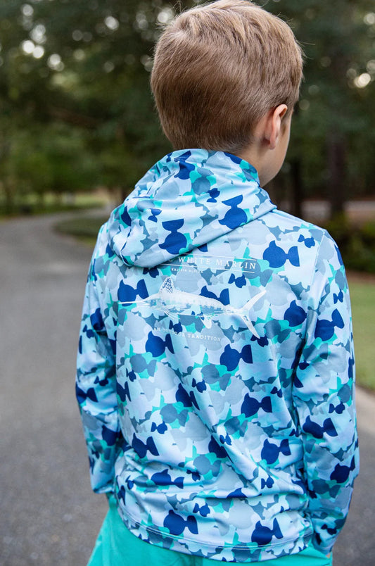 Prodoh Blue Camo Performance Hoodie