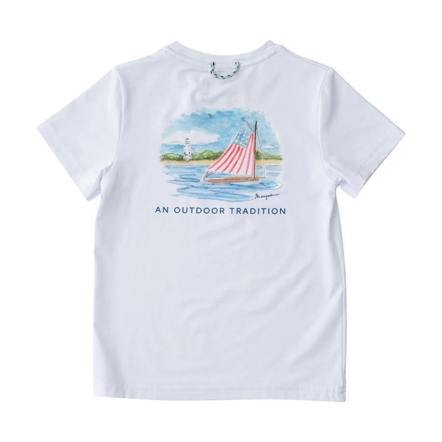 Prodoh USA Sailboat Performance Tee