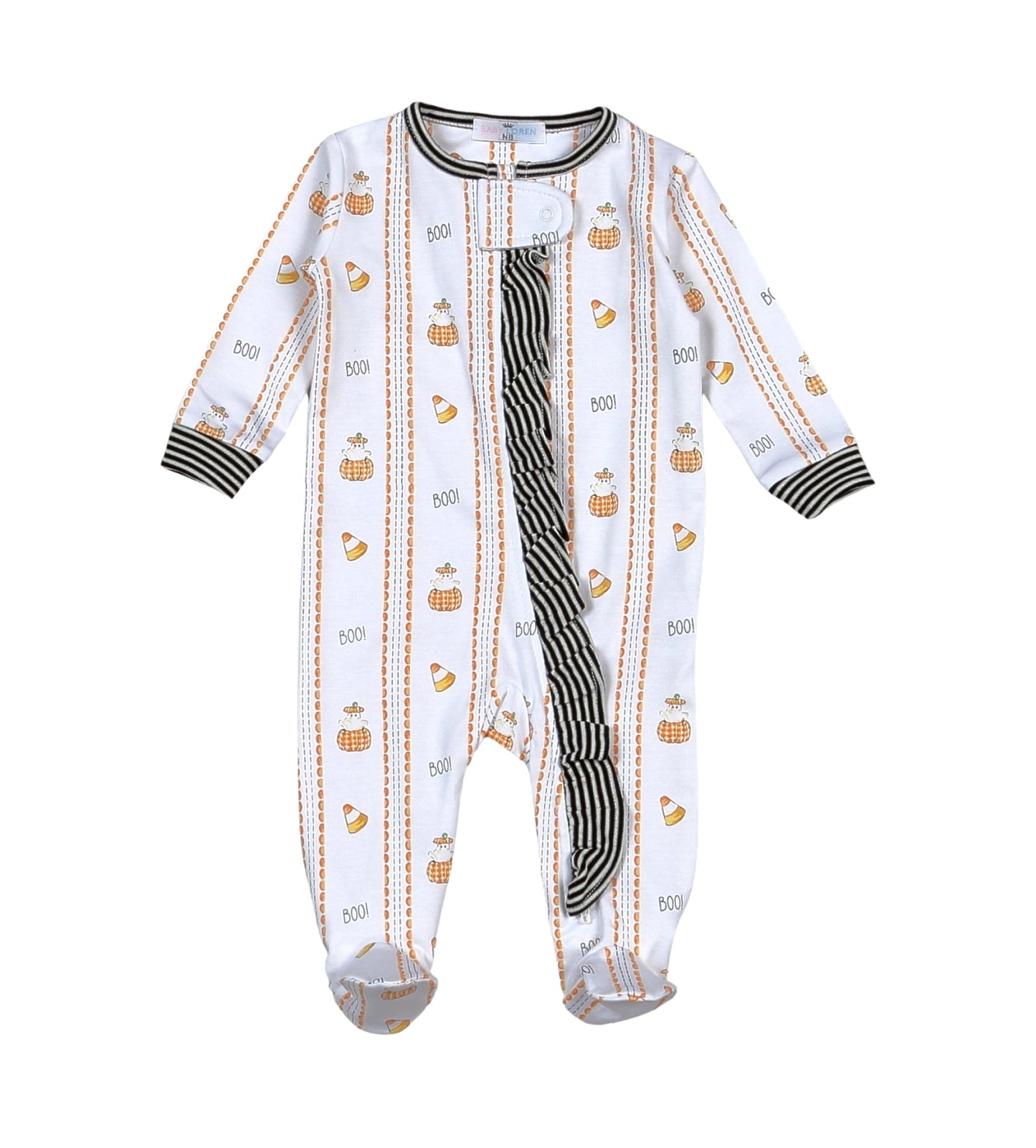 Baby Loren Peek-A-Boo Ruffle Footie
