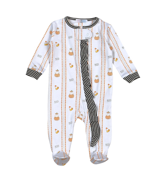 Baby Loren Peek-A-Boo Ruffle Footie