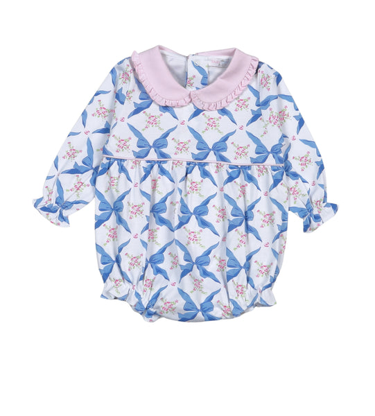 Baby Loren Pretty in Bows Ruffle Bubble