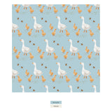 Kickee Pant Spring Sky Feeding Ducks Footie