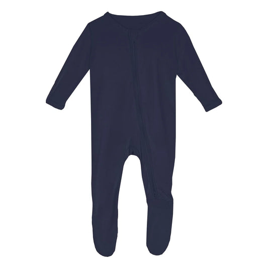 Kickee Pant Peacoat Footie