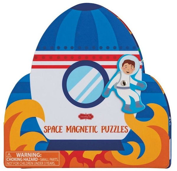 Mud Pie Rocket Magnetic Puzzle Book