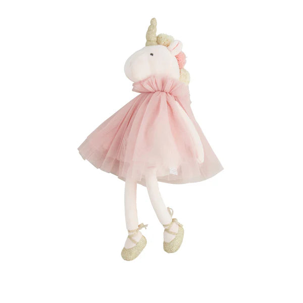 Mud Pie Unicorn Velvet Princess Plush