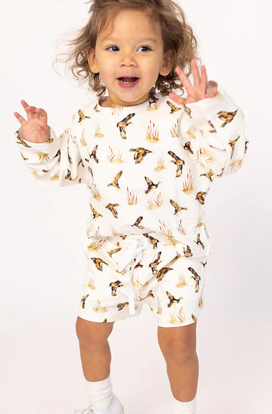 Southern Slumber Ducks Sweatshirt Set