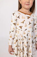 Southern Slumber Ducks Twirl Dress