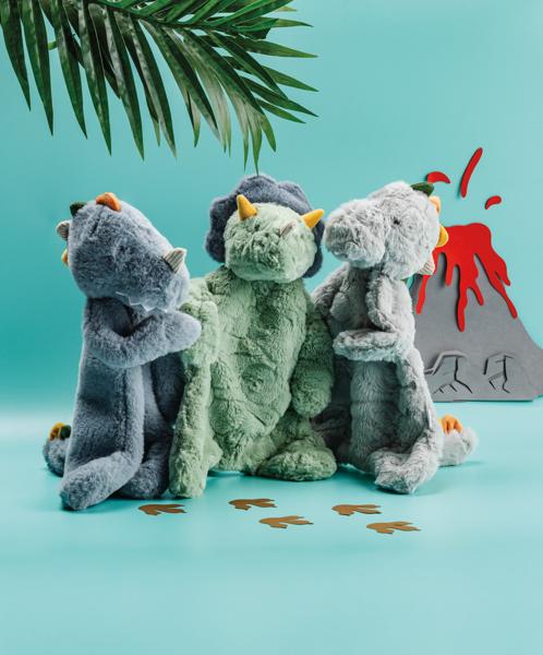 Mud Pie Blue Dinosaur Lovie