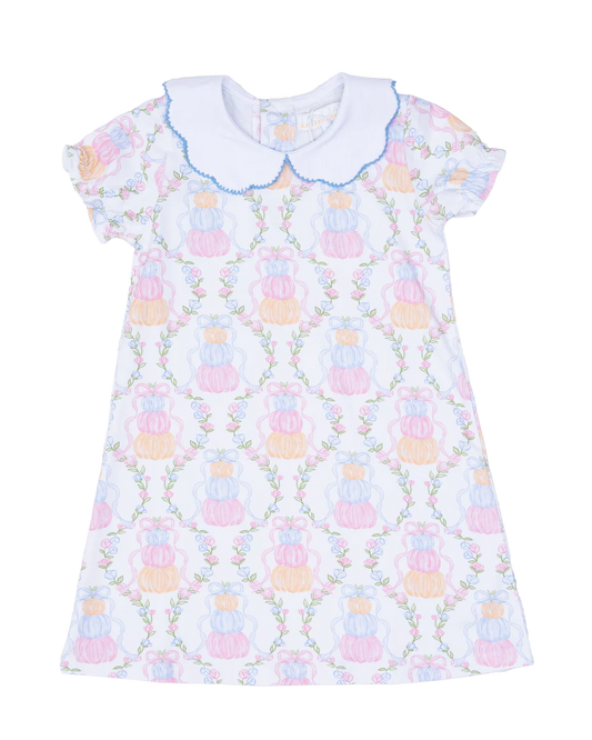 The Oaks Presley Kait Pumpkin Trellis Dress