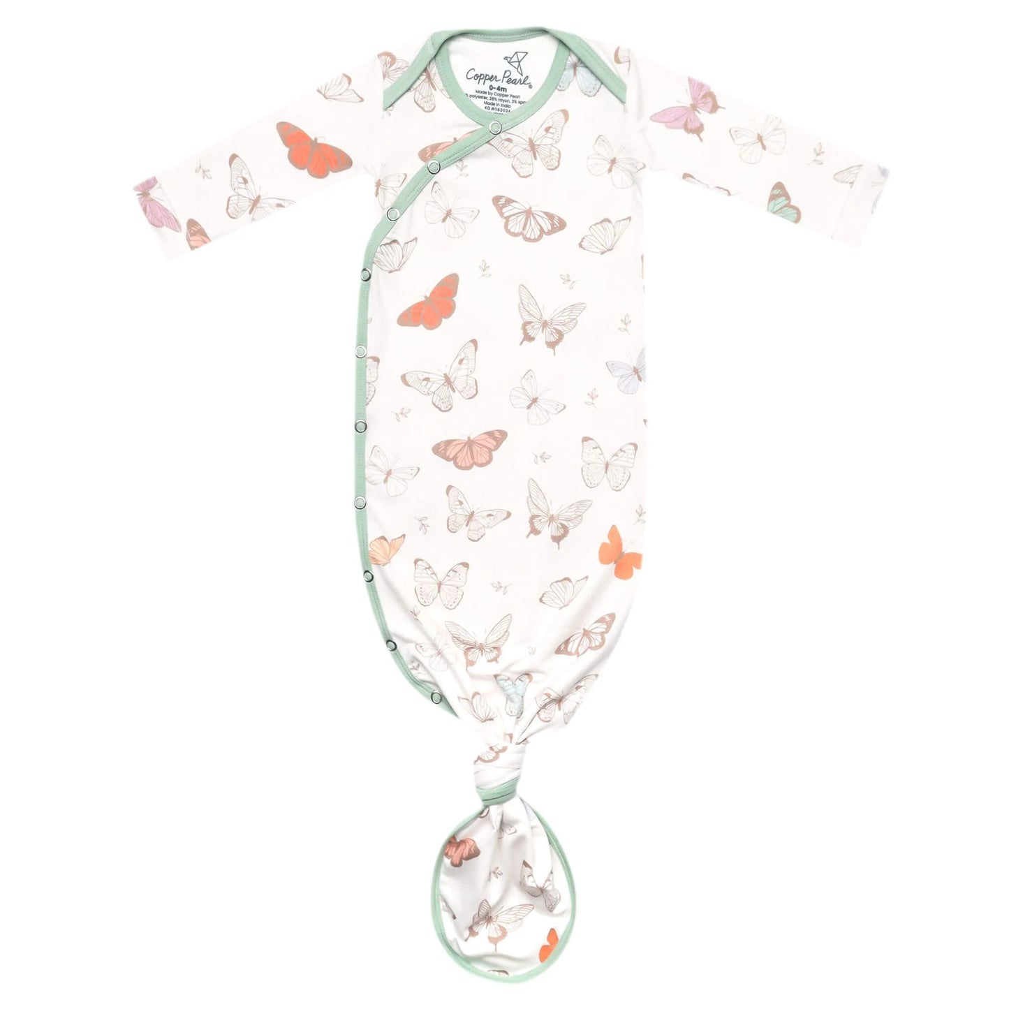 Copper Pearl Knotted Gown