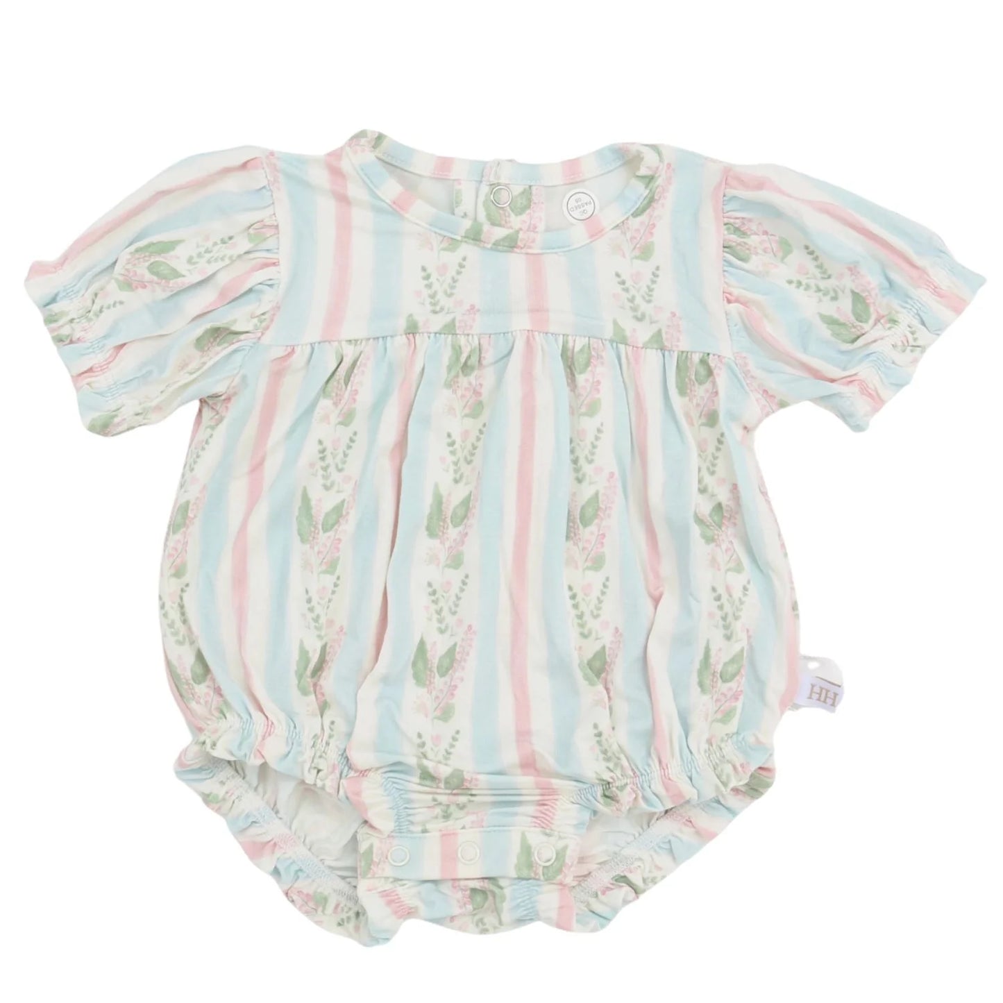 Hamner Hill Blue Floral Stripe Bubble