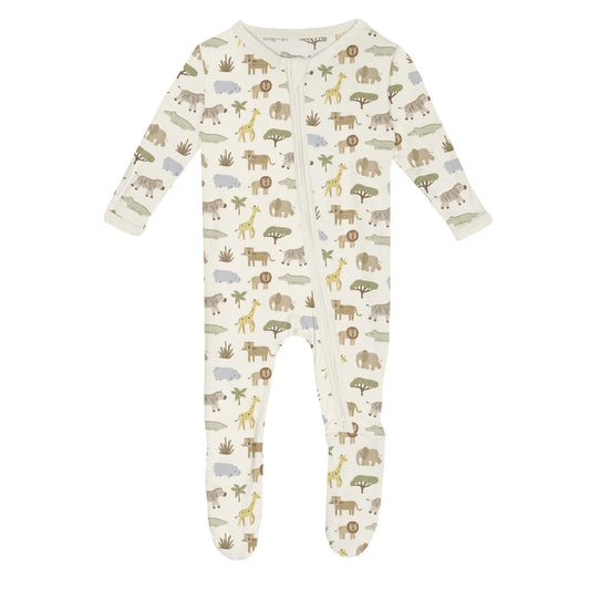Kickee Pant Mini Safari Footie