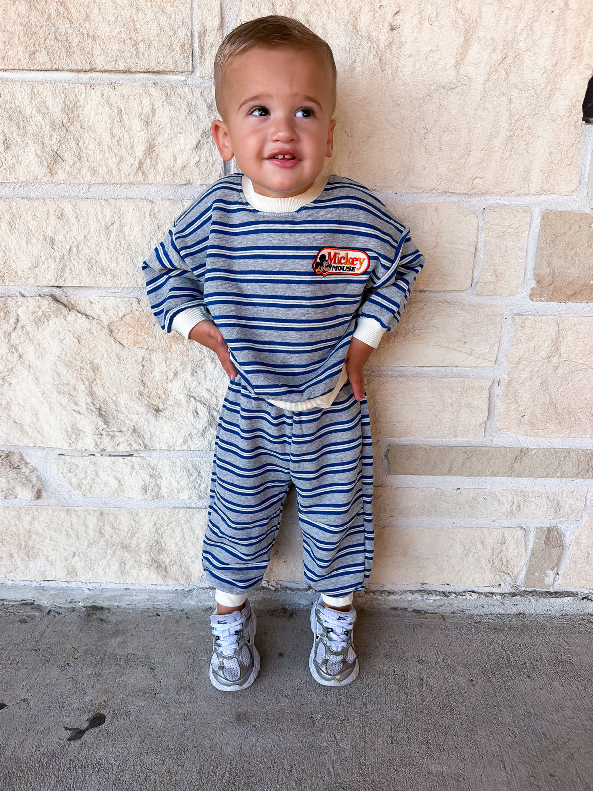 Mickey Mouse Navy/Grey Set