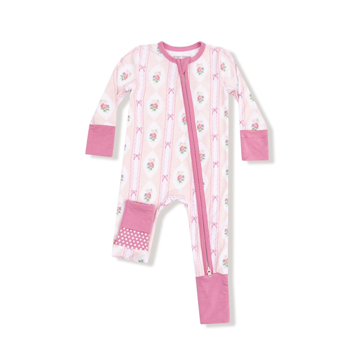 Angel Dear Ogee Lace Floral Playsuit