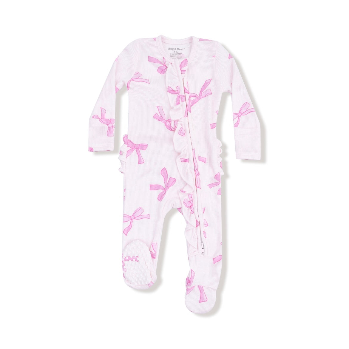 Angel Dear Pretty Bows Ruffle Footie