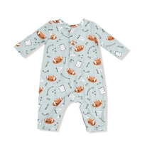 Angel Dear Touchdown Time Henley Romper