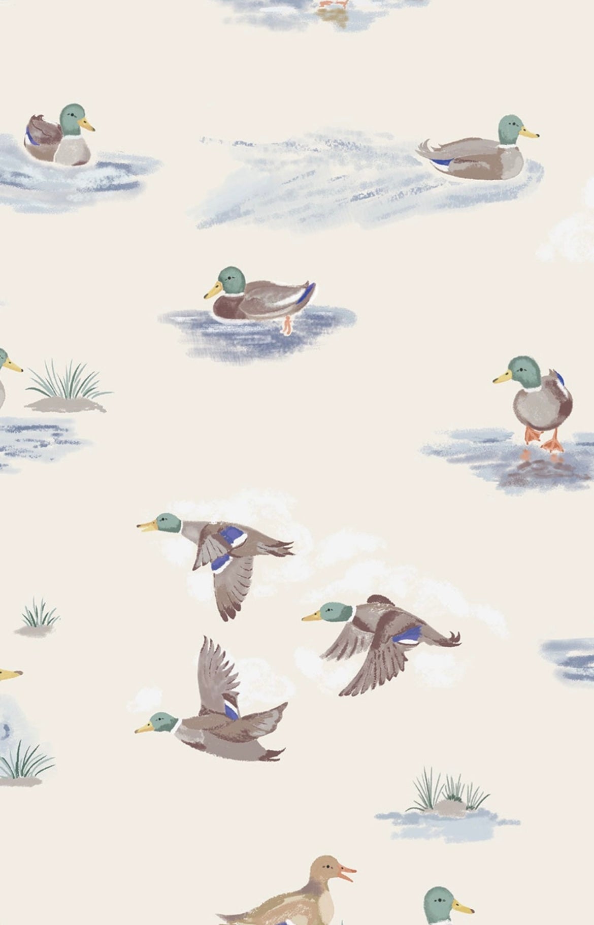 Angel Dear Migrating Mallards Romper