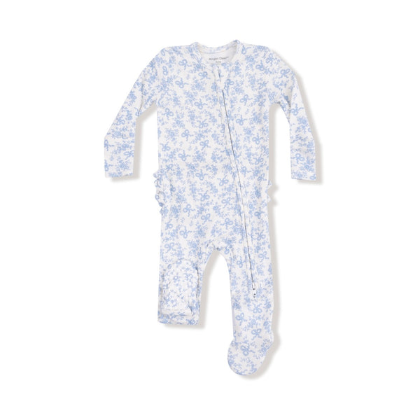 Angel Dear Romi Floral Ruffle Footie