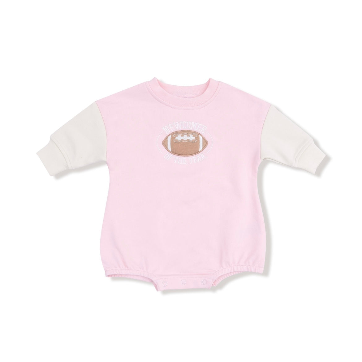 Angel Dear Pink Football Newcomer Sweatshirt Bubble