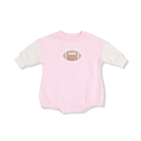 Angel Dear Pink Football Newcomer Sweatshirt Bubble
