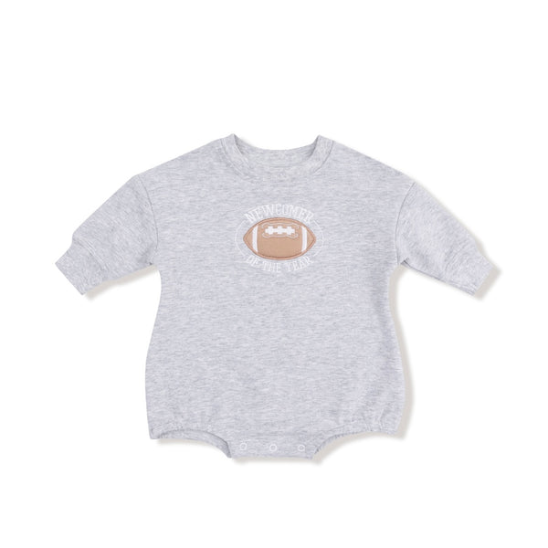 Angel Dear Grey Football Newcomer Sweatshirt Bubble