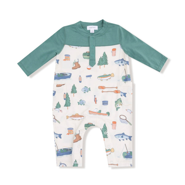 Angel Dear Fishing Things Romper