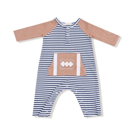 Angel Dear Football Henley Romper