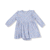 Angel Dear Country Calico Ruffle Bodysuit Dress