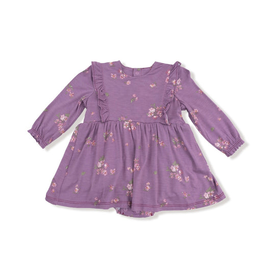 Angel Dear Woodsorrel Ruffle Bodysuit Dress