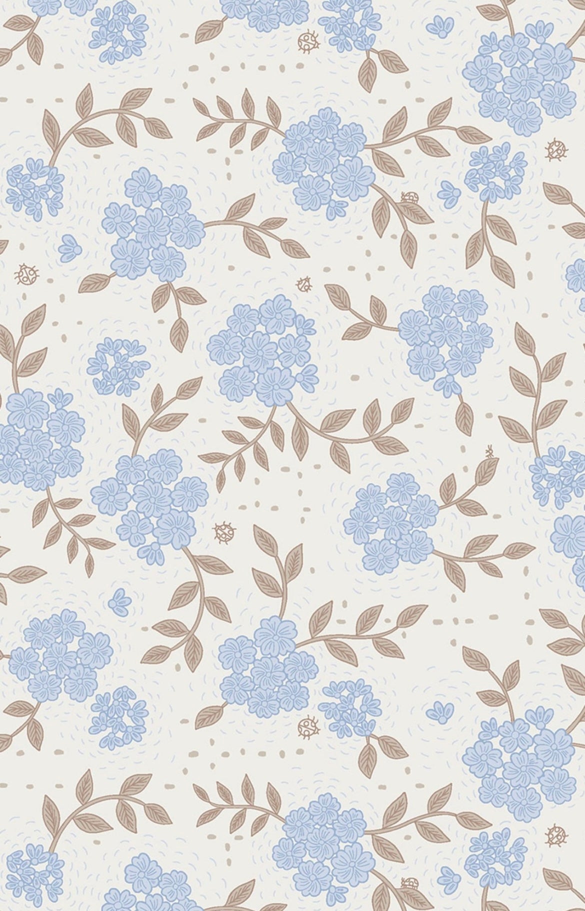 Angel Dear Baby Blue Floral Playsuit