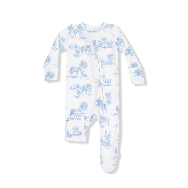 Angel Dear Blue Farm Tolie Footie