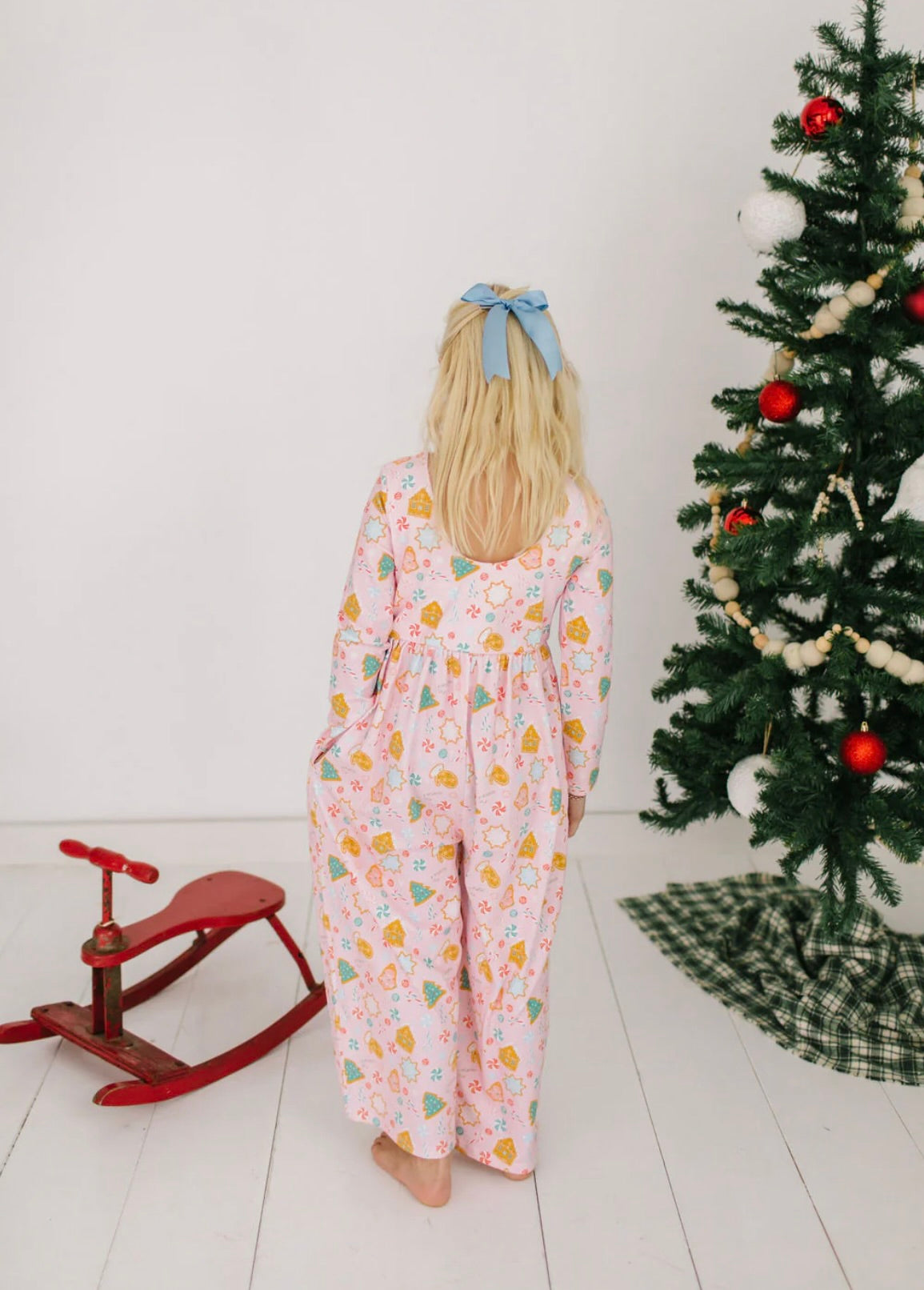 Ollie Jay Christmas Cookie Leggy Romper