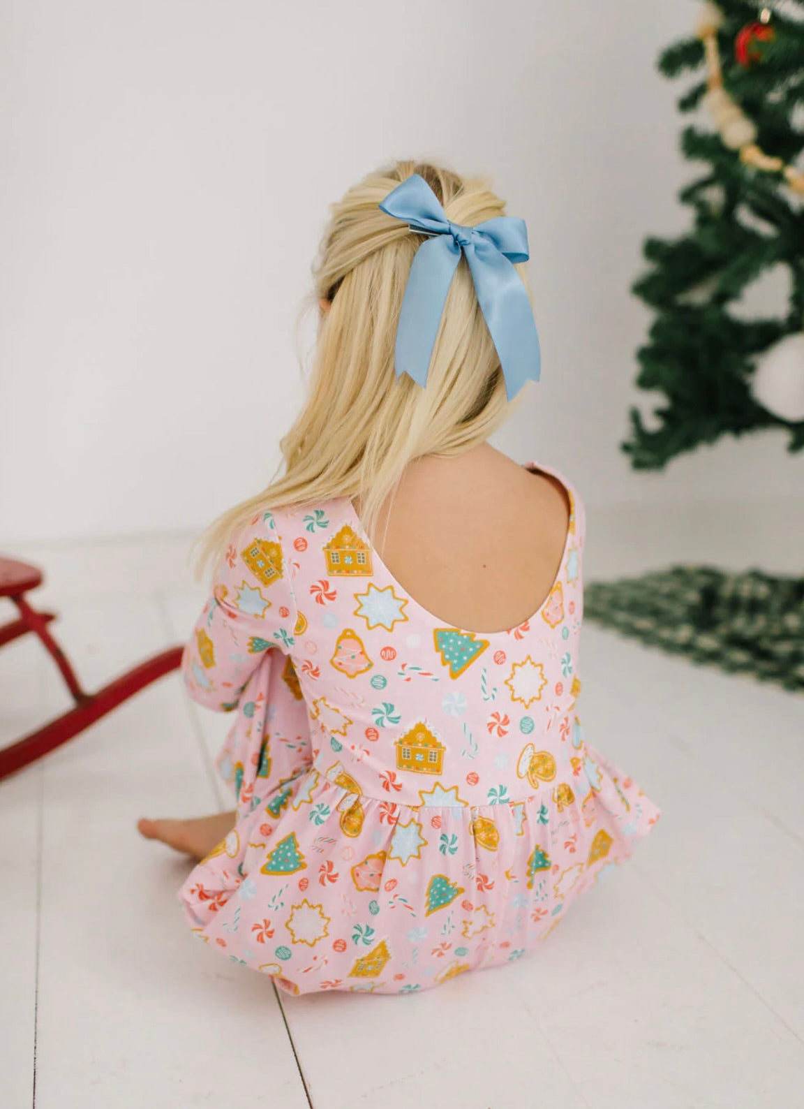 Ollie Jay Christmas Cookie Leggy Romper