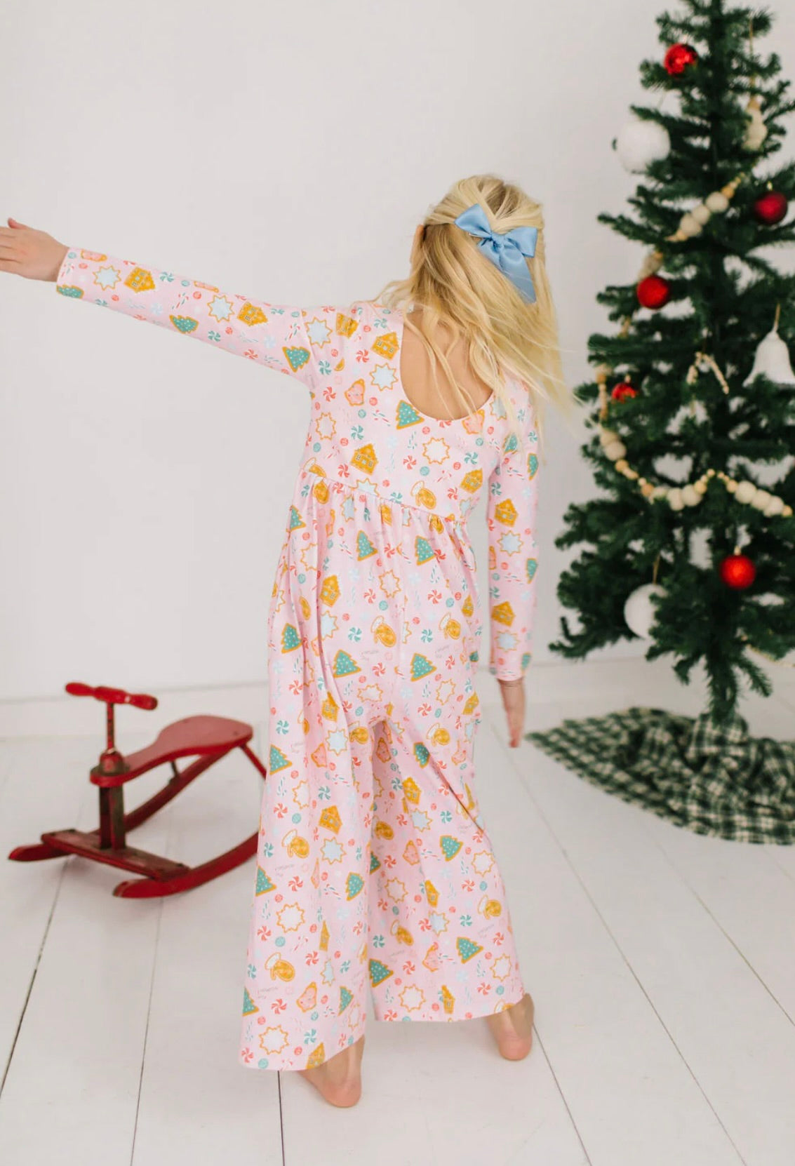 Ollie Jay Christmas Cookie Leggy Romper