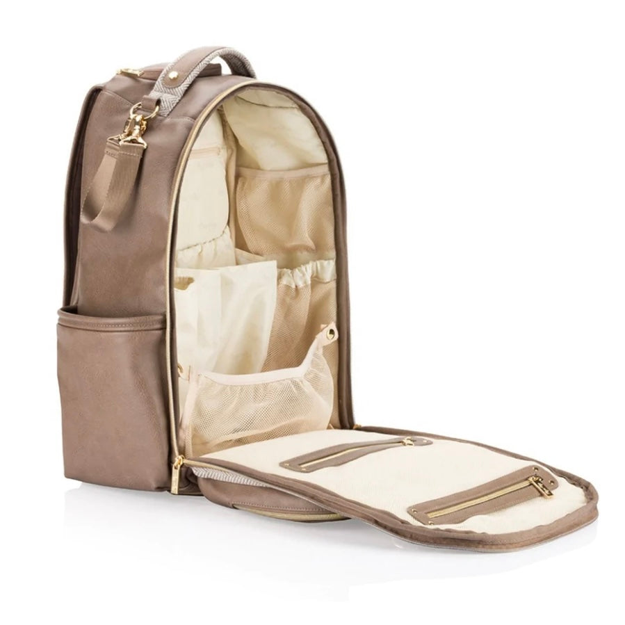 Itzy Ritzy Vanilla Latte Boss Diaper Bag Plus