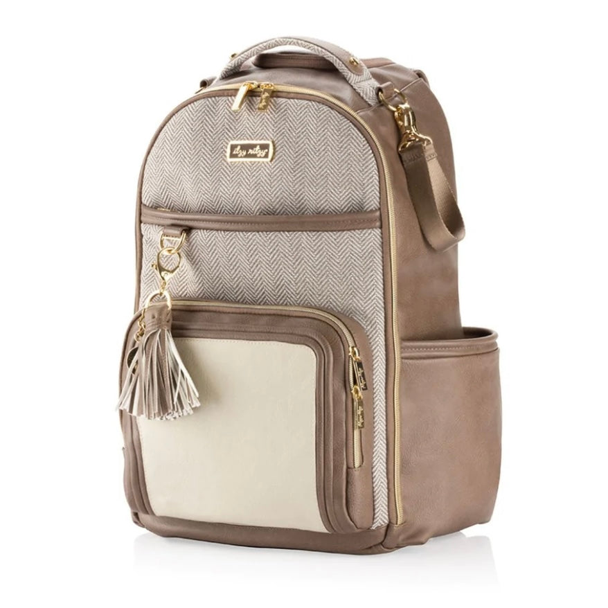 Itzy Ritzy Vanilla Latte Boss Diaper Bag Plus