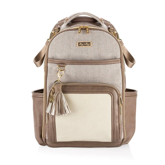 Itzy Ritzy Vanilla Latte Boss Diaper Bag Plus