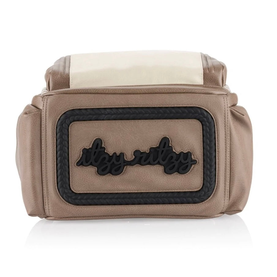 Itzy Ritzy Vanilla Latte Boss Diaper Bag Plus