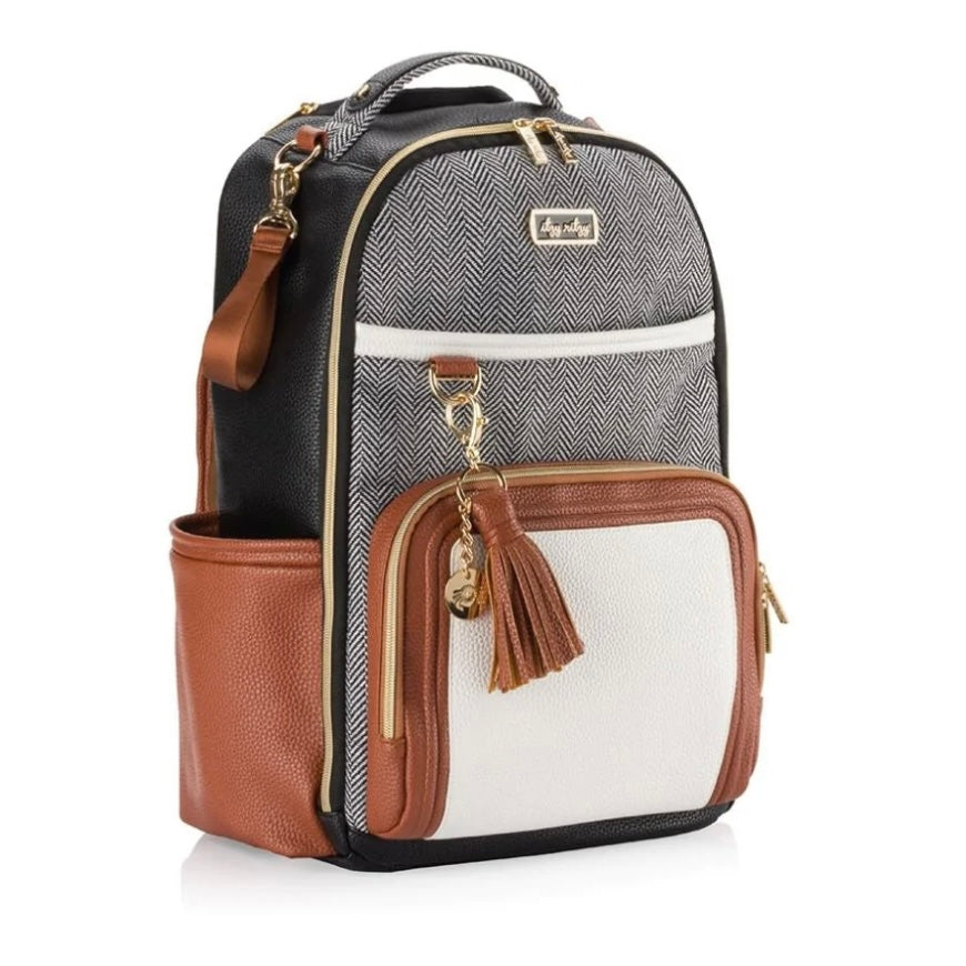 Itzy Ritzy Coffee & Cream Boss Plus Diaper Bag