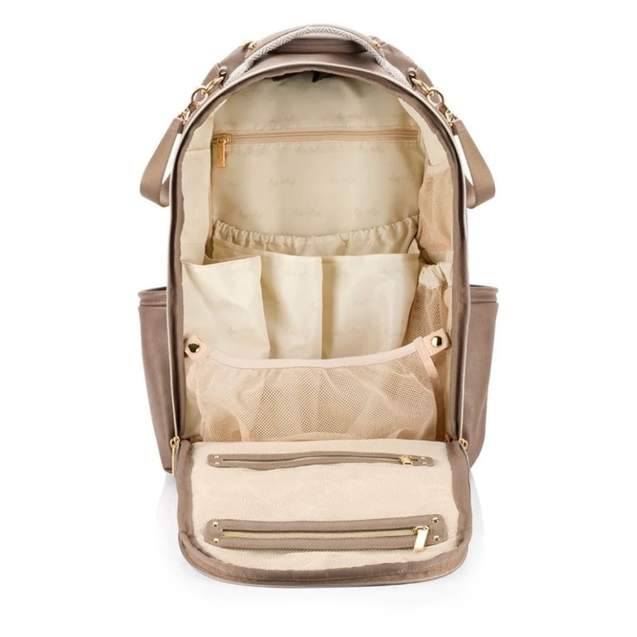 Itzy Ritzy Vanilla Latte Boss Diaper Bag Plus